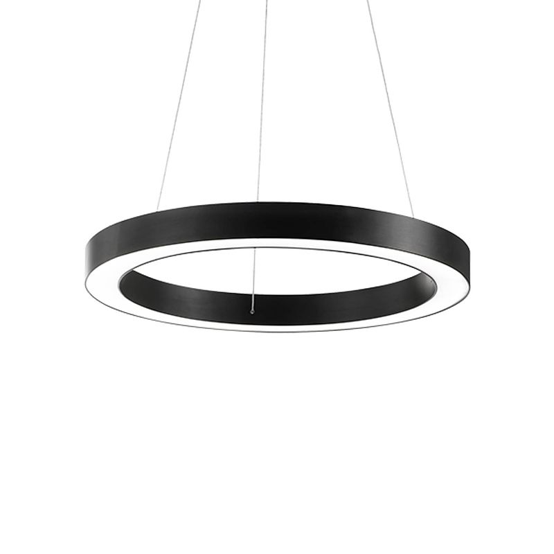 Foto van Ideal lux - oracle - hanglamp - aluminium - led - zwart