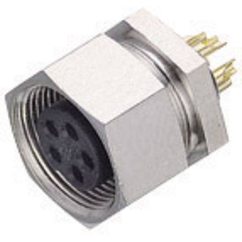 Foto van Binder 09-0082-00-04 ronde connector flensbus serie (ronde connectors): 711 totaal aantal polen: 4 1 stuk(s)