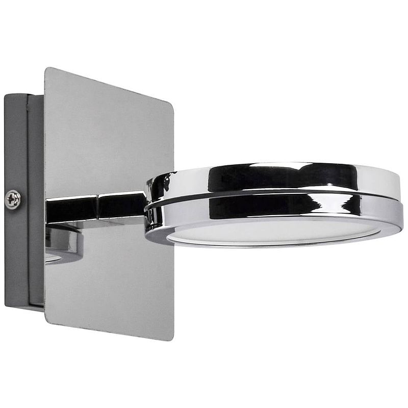 Foto van Lightme aqua lm85636 led-wandlamp gx53 6 w led chroom