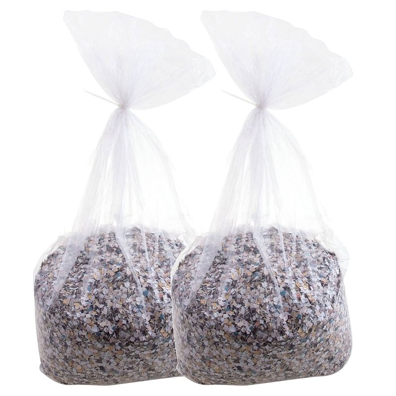 Foto van Grootverpakking gerecyclede confetti 20 kg - confetti