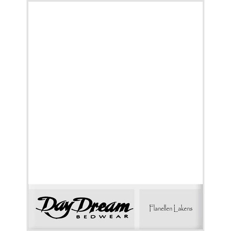 Foto van Flanellen laken day dream wit-240 x 270 cm