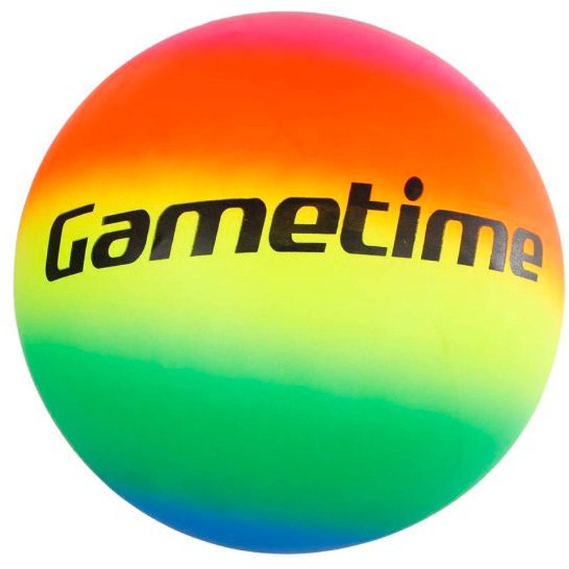 Foto van Gametime stuiterbal regenboog junior 45 cm
