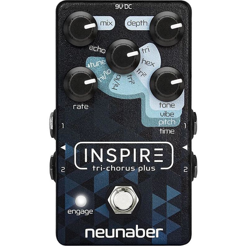 Foto van Neunaber audio inspire tri-chorus plus ng stereo chorus effectpedaal