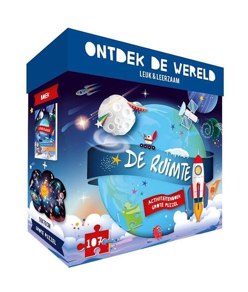 Foto van Ontdek de wereld - ruimte - paperback (9789463545556)