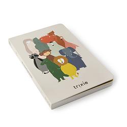 Foto van Trixie babyboekje flap junior 13 x 20 cm karton grijs