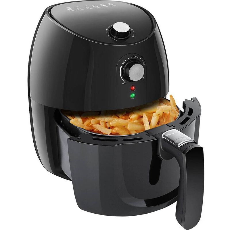 Foto van Airfryer - aigi hida - hetelucht friteuse - timer - 3.5 liter - zwart