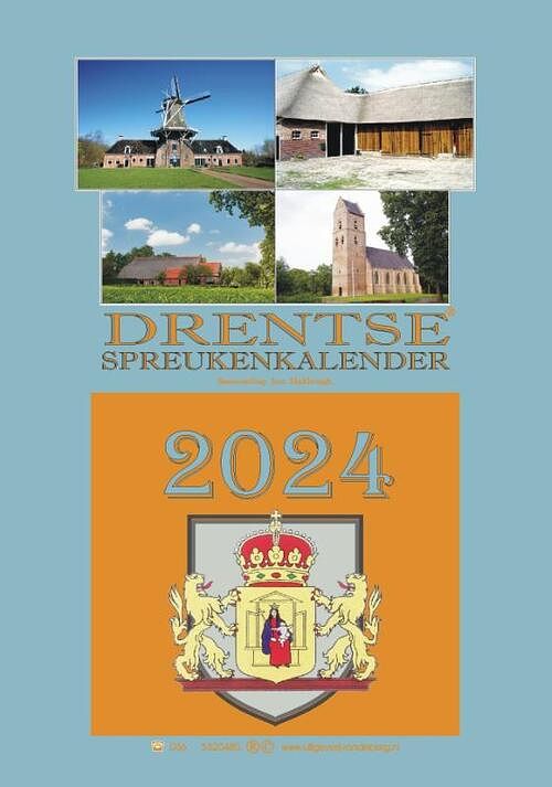 Foto van Drentse spreukenkalender 2024 - jent hadderingh - paperback (9789055125319)