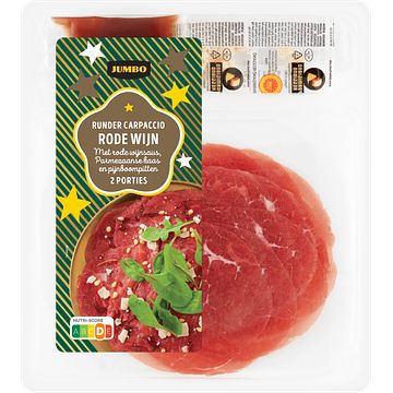 Foto van Jumbo black angus carpaccio 133 g aanbieding bij jumbo | 2 voor 6.00