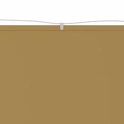 Foto van The living store balkonscherm oxford - 140 x 800 cm - beige