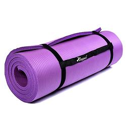 Foto van Yoga mat lila 1 cm dik, fitnessmat, pilates, aerobics