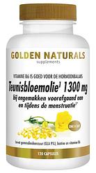 Foto van Golden naturals teunisbloemolie 1300mg capsules