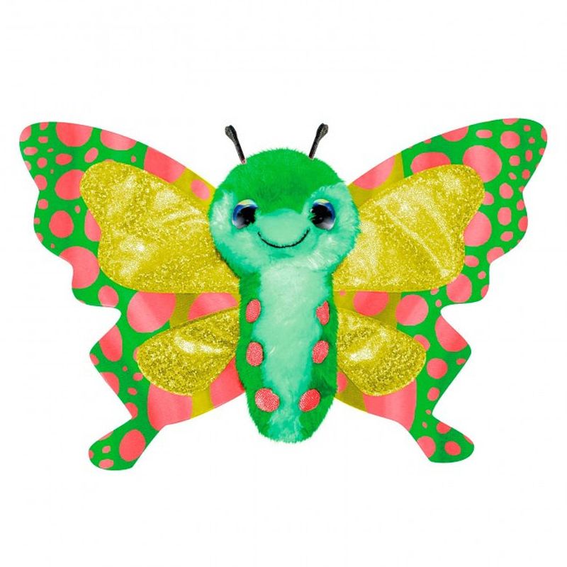 Foto van Lumo stars knuffel butterfly hope junior 15 cm pluche groen/geel