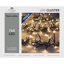 Foto van Clusterverlichting 768 led lampjes warm wit