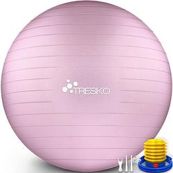 Foto van Fitnessbal, yogabal met pomp - diameter 75 cm - princesspink