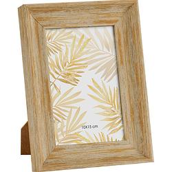 Foto van Giftdecor fotolijst verouderd 10 x 15 cm hout/glas beige