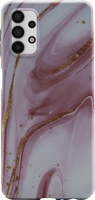 Foto van Bluebuilt pink marble hard case samsung a32 5g back cover