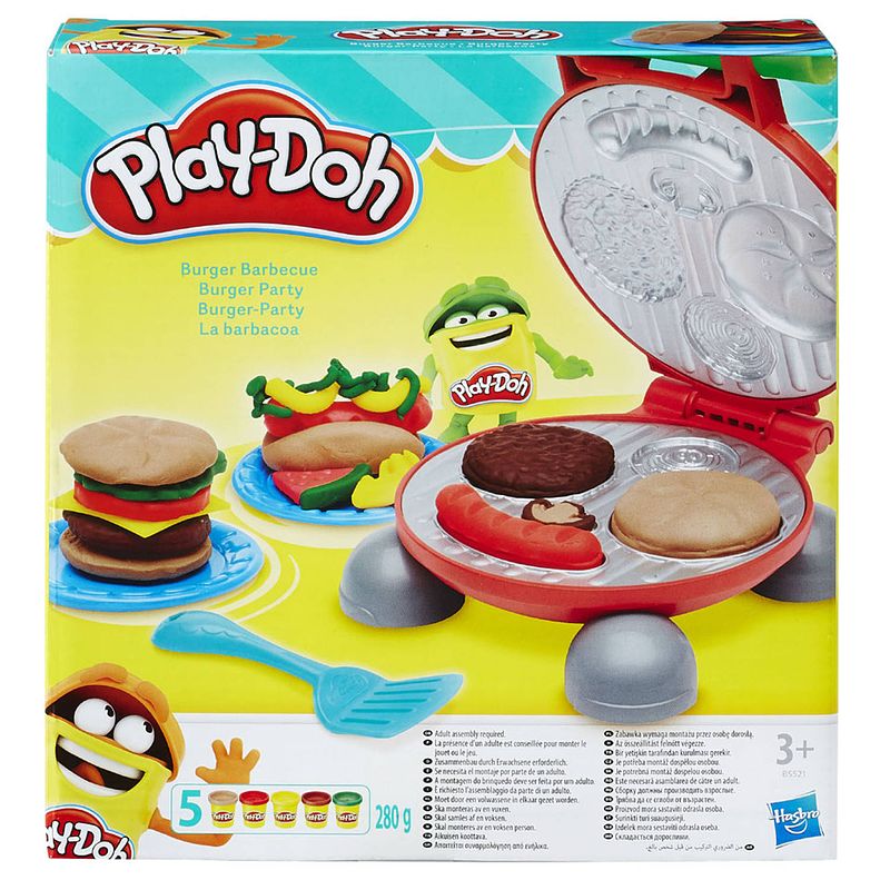 Foto van Play-doh kitchen creations burger barbecue