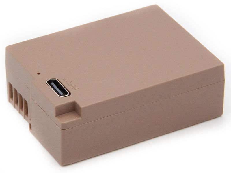 Foto van Chilipower accu dmw-blc12 usb-c versie voor panasonic - 1300mah