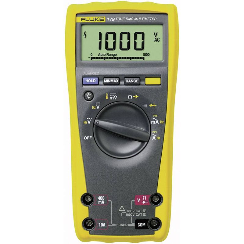 Foto van Fluke 1592842 multimeter digitaal cat iii 1000 v, cat iv 600 v weergave (counts): 6000