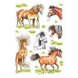 Foto van Getekende paarden stickers 3 vellen - stickers