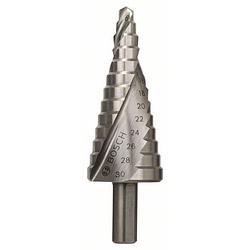 Foto van Bosch accessories 2608597520 hss getrapte boor 6 - 30 mm gezamenlijke lengte 93.5 mm 3 vlakken schacht 1 stuk(s)