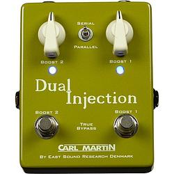 Foto van Carl martin dual injection 2-channel series/parallel boost pedal