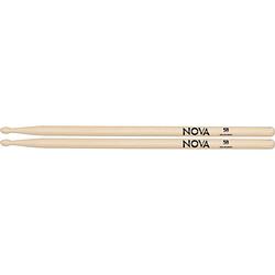 Foto van Nova by vic firth 5b hickory drumstokken met houten tip
