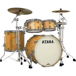 Foto van Tama me42tzus-vglm starclassic maple gloss natural movingui 4d. shellset smoked black nickel hardware