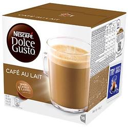 Foto van Nescafe dolce gusto koffiecups, cafe au lait, pak van 16 stuks