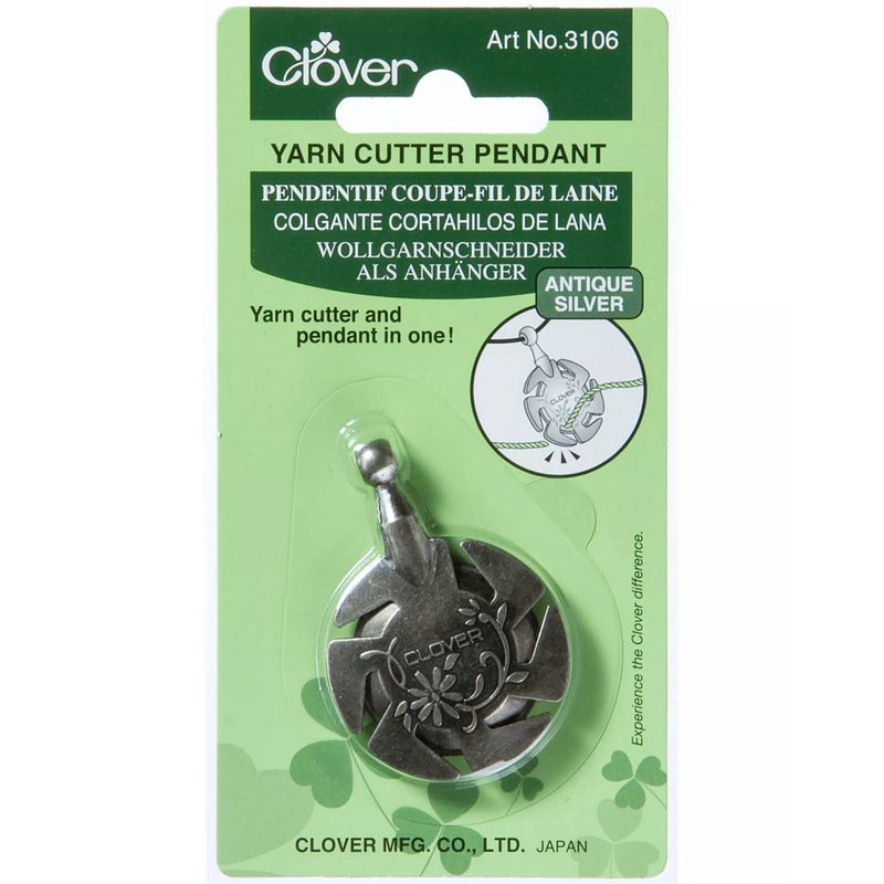 Foto van Yarn cutter pendant a silver