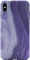 Foto van Bluebuilt purple marble hard case apple iphone xs / x back cover