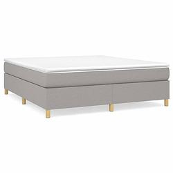 Foto van The living store boxspringbed - rustgevende nacht - bedframe 203x160x35 - matras 160x200x20 - topmatras 160x200x5 -