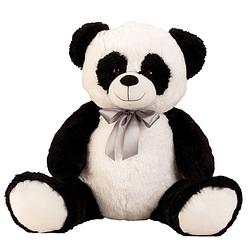 Foto van Panda beer knuffel van zachte pluche - 55 cm zittend/80 cm staand - knuffeldier