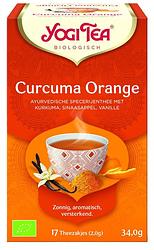 Foto van Yogi tea curcuma orange thee