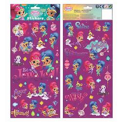 Foto van Nickelodeon stickervel shimmer en shine junior 35,5 cm 2-delig