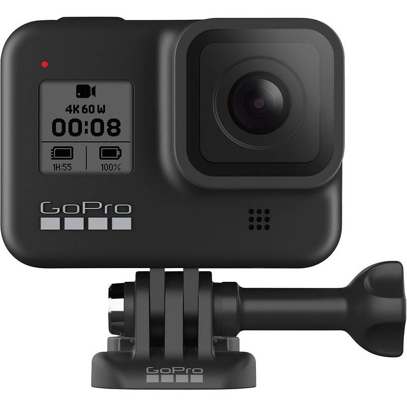 Foto van Gopro hero 8 actioncam 4k, gps, stereo sound, schokbestendig, touchscreen, waterdicht, wifi