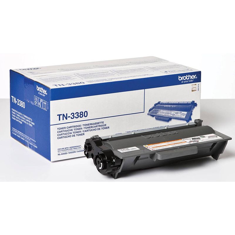 Foto van Brother toner, 8.000 pagina'ss, oem tn-3380, zwart 3 stuks