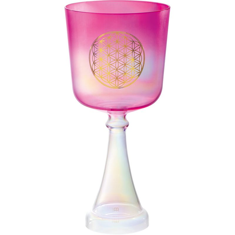 Foto van Meinl csc6fpfol flower of life sonic energy crystal singing chalice 440 hz toon f4