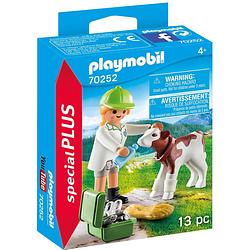 Foto van Playmobil special plus dierenarts met kalf 70252