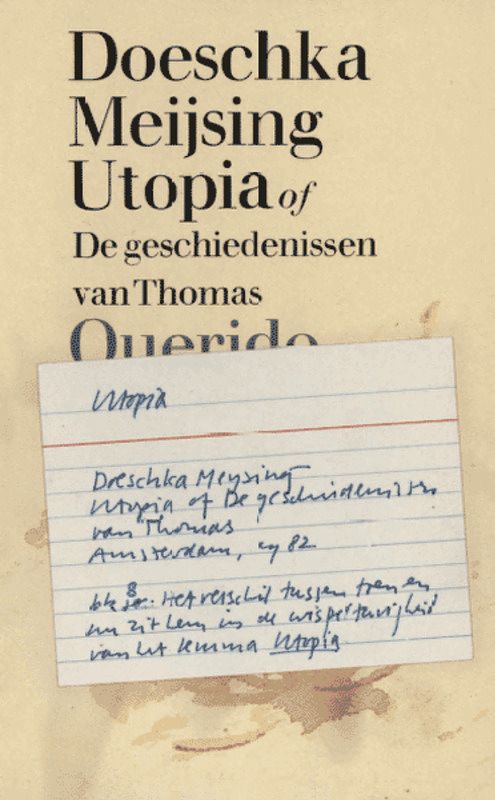 Foto van Utopia of de geschiedenis van thomas - doeschka meijsing - ebook (9789021442853)