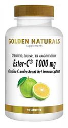 Foto van Golden naturals ester-c 1000mg tabletten