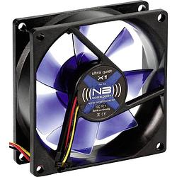 Foto van Noiseblocker blacksilent x1 pc-ventilator (b x h x d) 80 x 80 x 25 mm