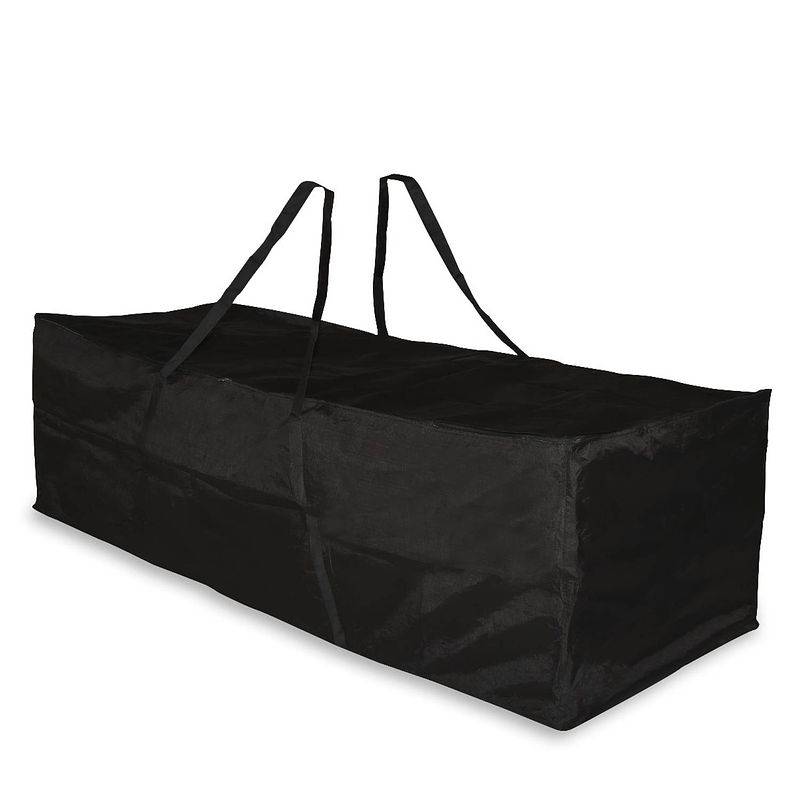 Foto van Vonroc premium opbergtas voor tuinstoel/tuinset kussens - 125x40x50cm - voor 4 tot 6 kussens