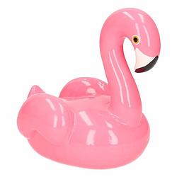 Foto van Flamingo spaarpot lichtroze van keramiek 19 cm - spaarpotten