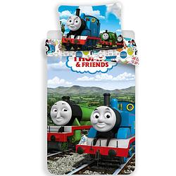 Foto van Thomas de trein dekbedovertrek friends - eenpersoons - 140 x 200 cm - multi