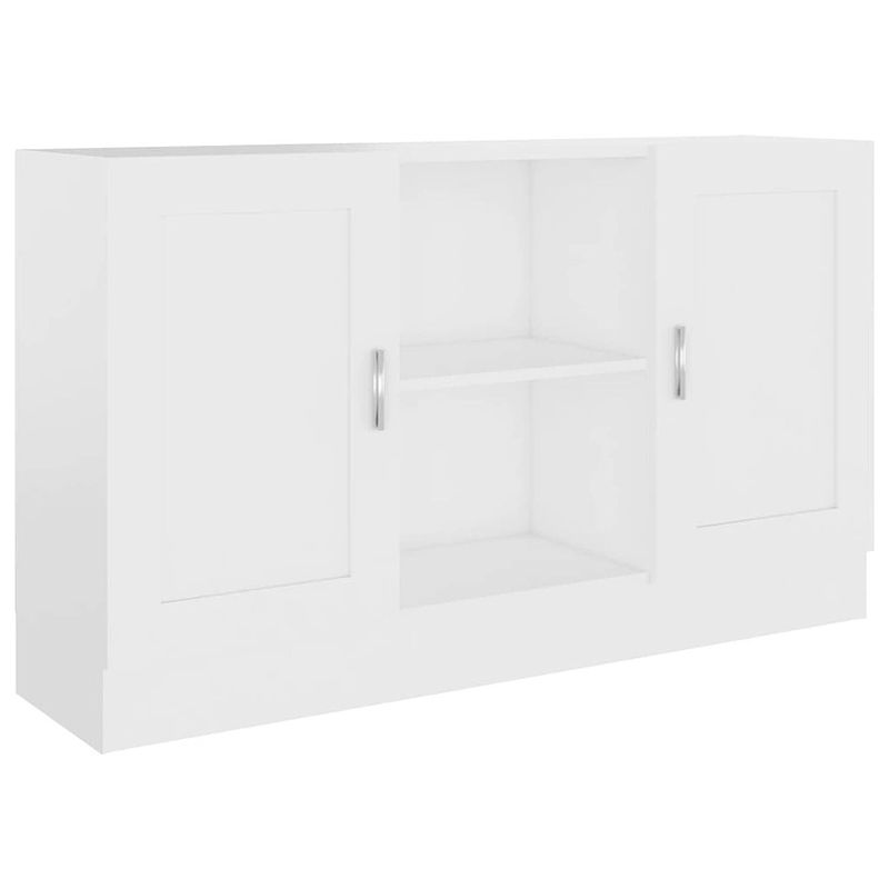 Foto van Vidaxl dressoir 120x30,5x70 cm spaanplaat wit