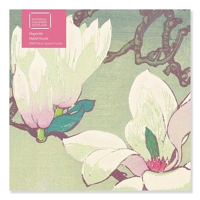 Foto van Adult jigsaw puzzle ngs: mabel royds: magnolia (500 pieces) - puzzel;puzzel (9781839644368)