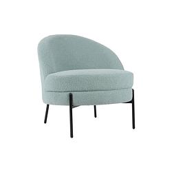 Foto van Leitmotiv - fauteuil noble teddy curl - mistige blauw