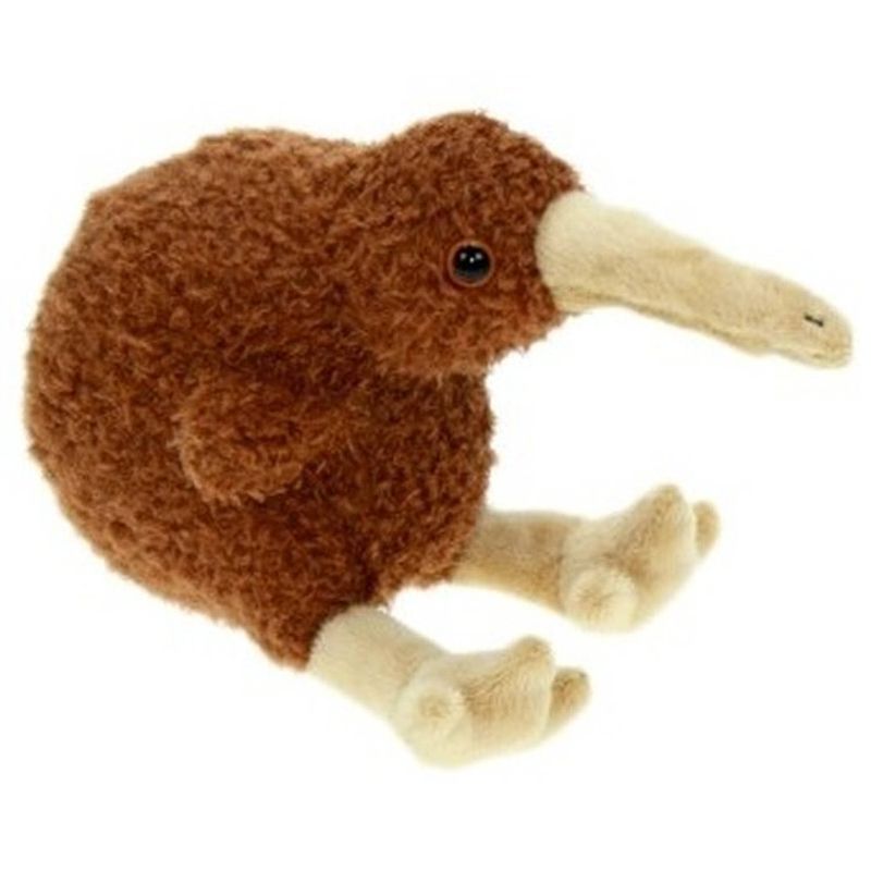 Foto van Pluche kiwi vogel knuffel 19 cm - vogel knuffels