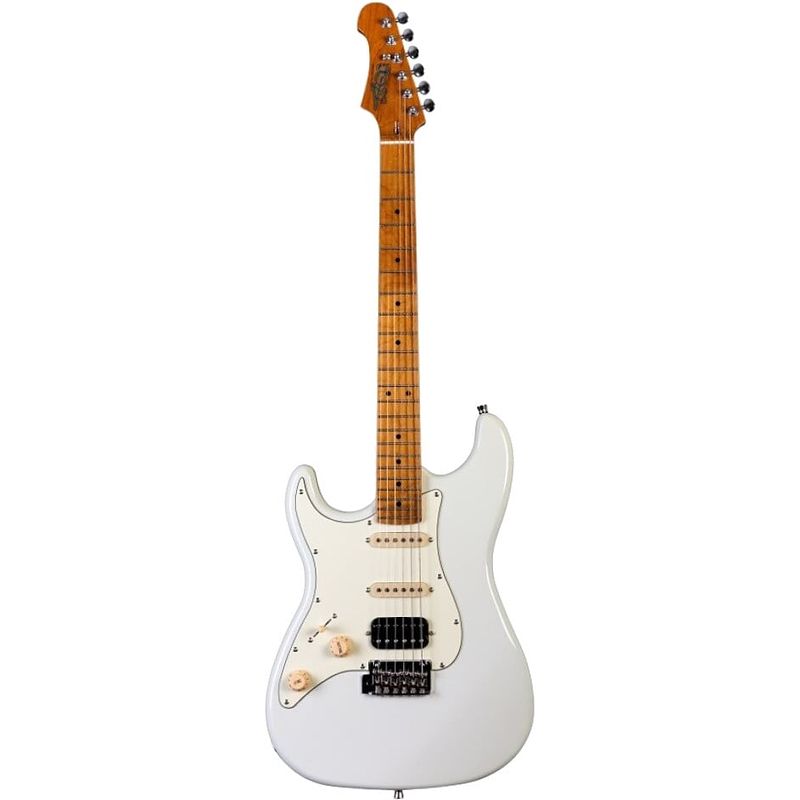 Foto van Jet guitars js-400 olympic white left-handed linkshandige elektrische gitaar